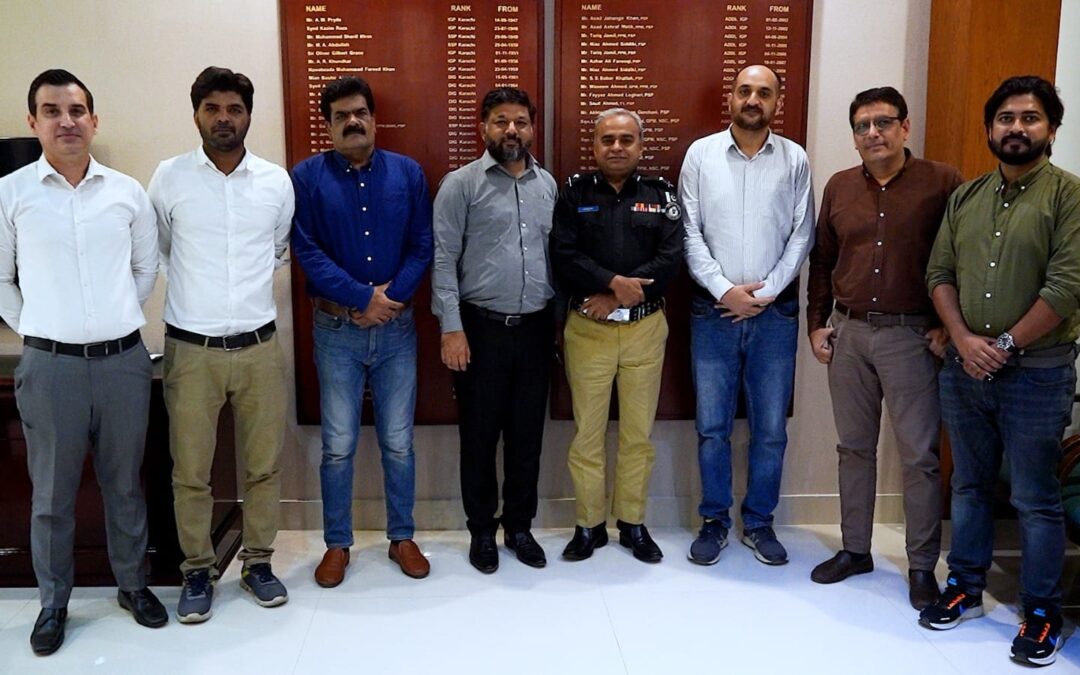 Meeting with Additional IG Karachi Khadim Hussain Rind